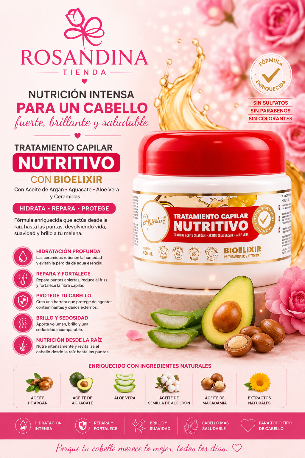 Tratamiento Capilar Nutritivo Anyeluz